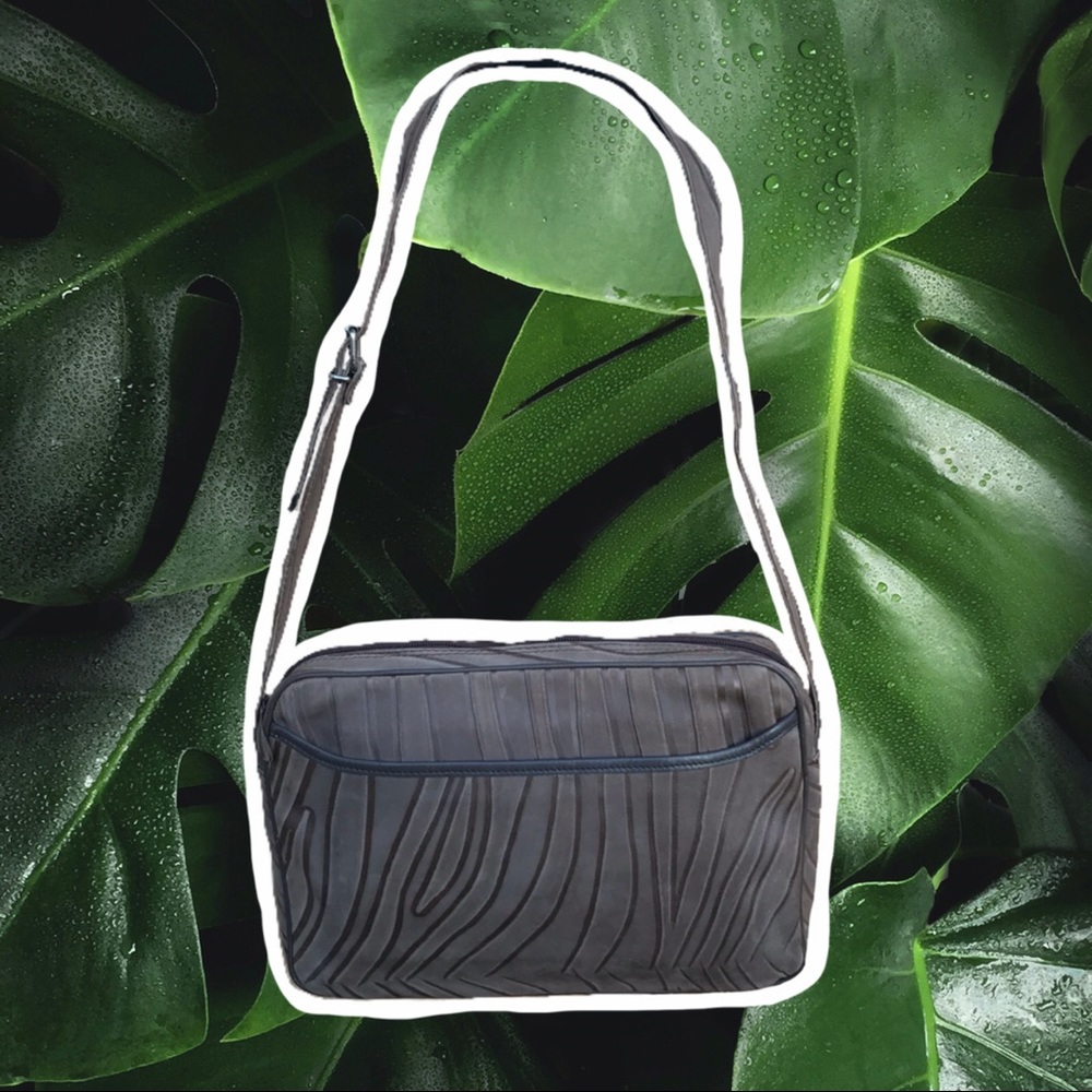Vintage Charles Klein Brown Zebra Shoulder Bag